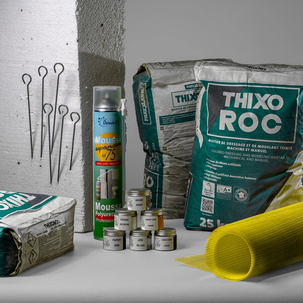 Kit materiaux faux rocher complet